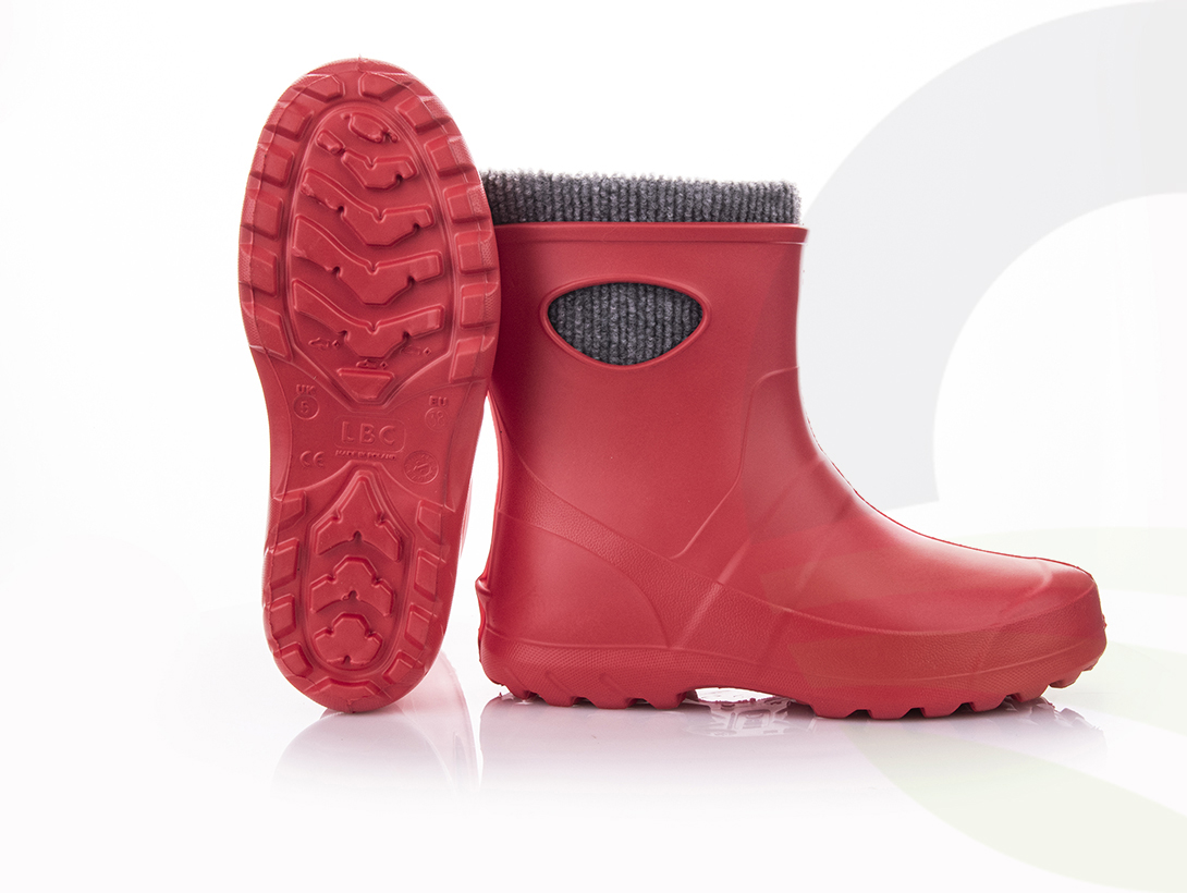 Leon Ultralight Ankle Boot Red 40/6.5 (Colour: Red)