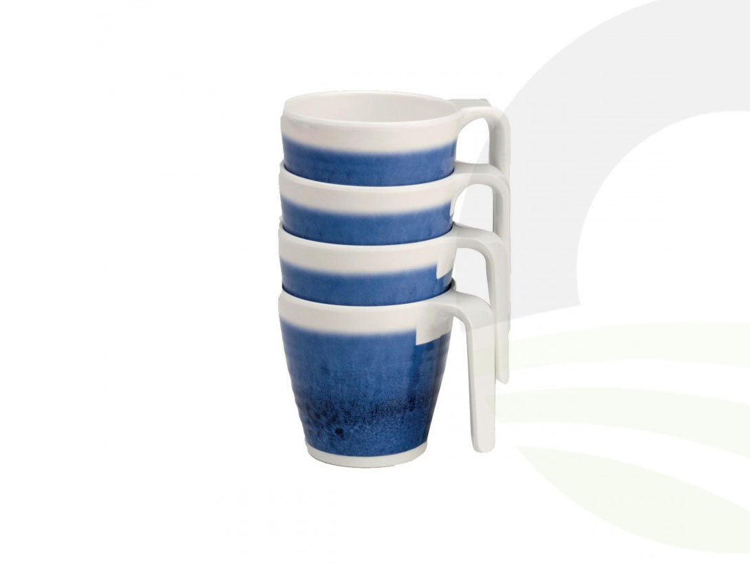 Azure 4pk Premium Plus Mug Set