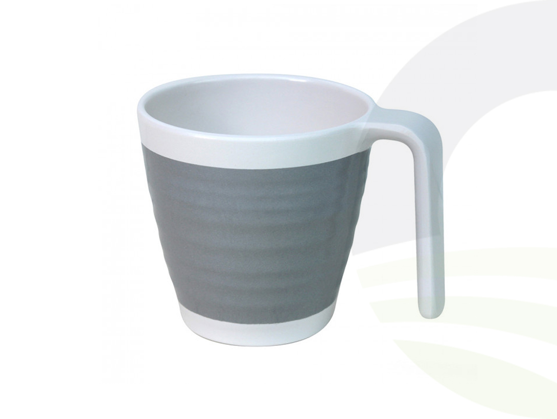 Melamine Mug Set Pastel Grey