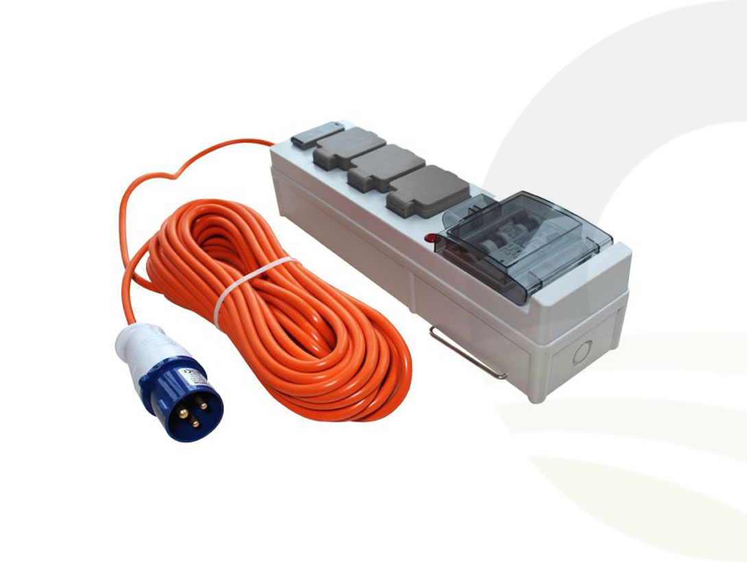 Mobile Mains Power Unit USB 15m Cable