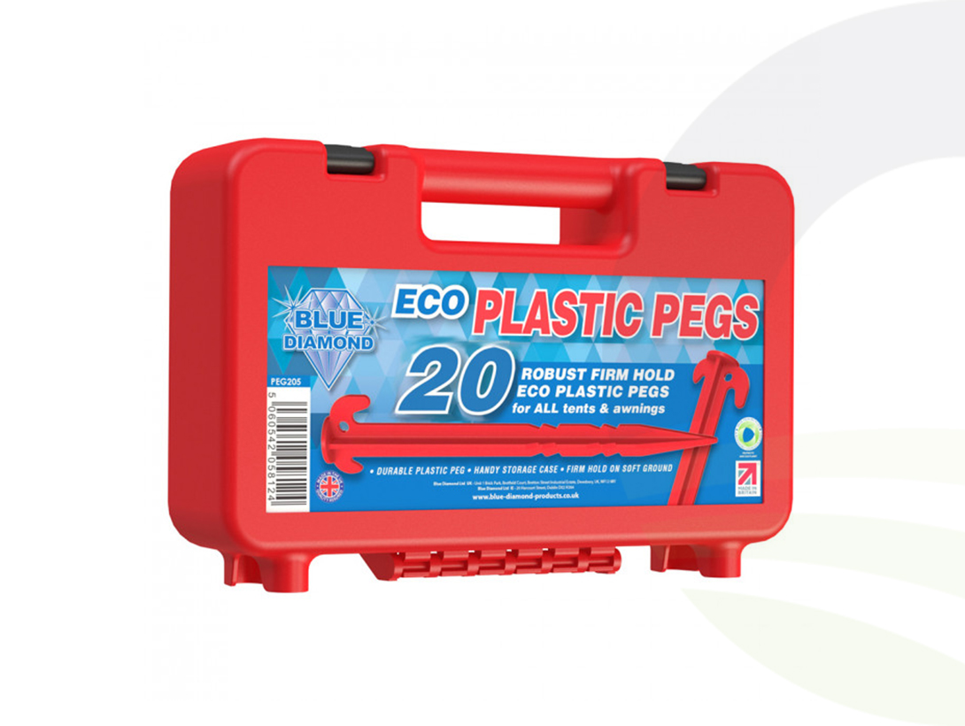 Eco Plastic Pegs Box 20pces