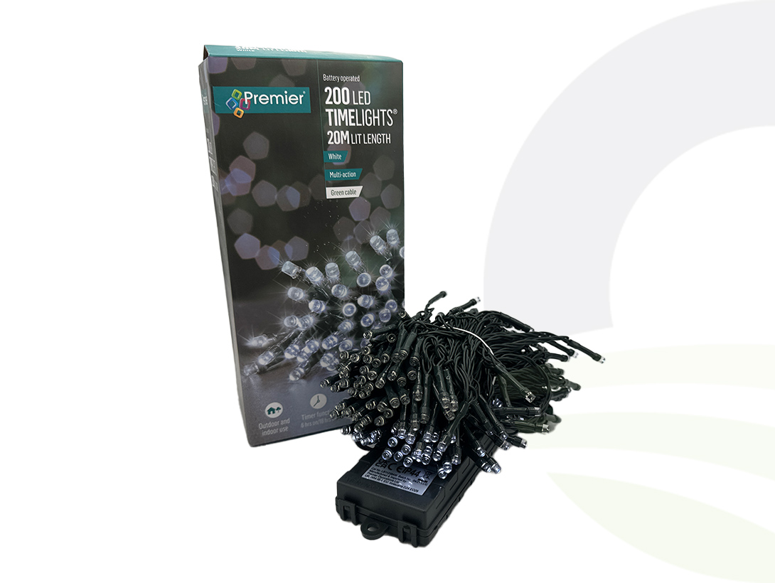 200 LED TimeLights White
