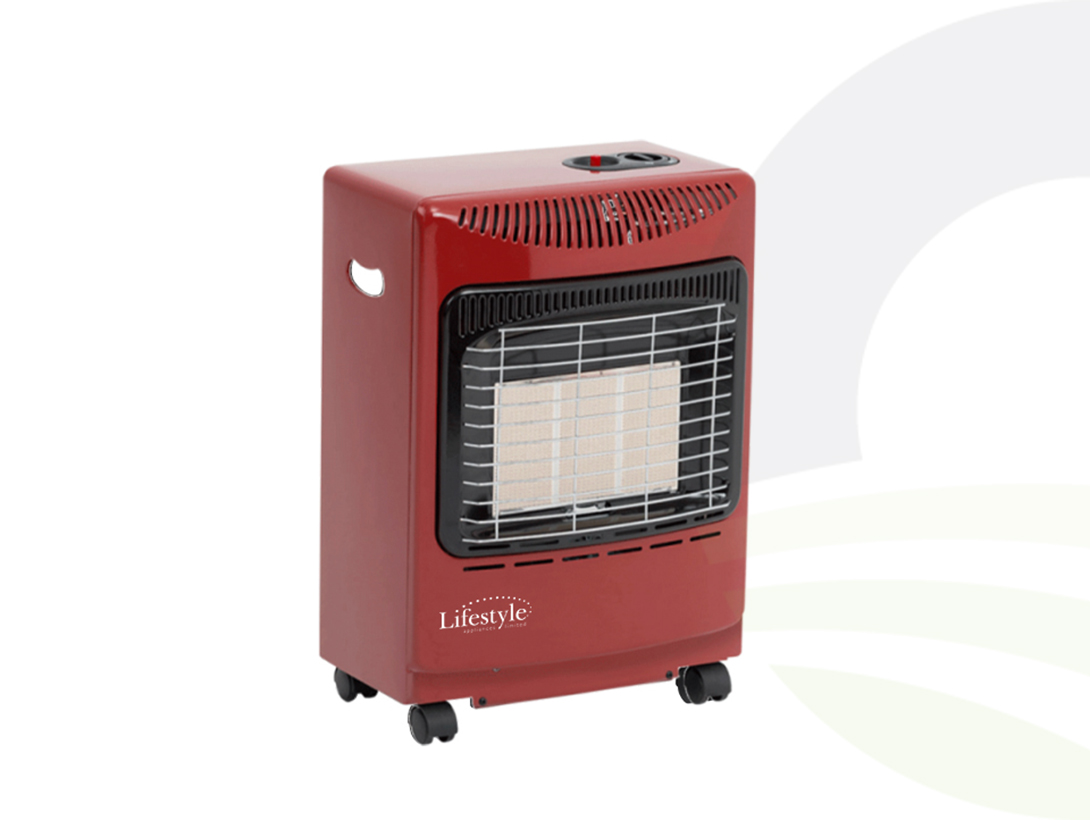 Lifestyle Red Mini Heatforce Gas Heater