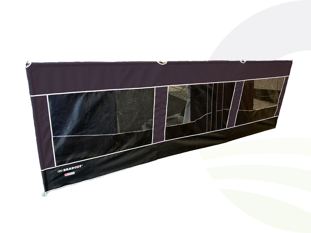 Bradcot Windbreak 4 Panel Black Cherry
