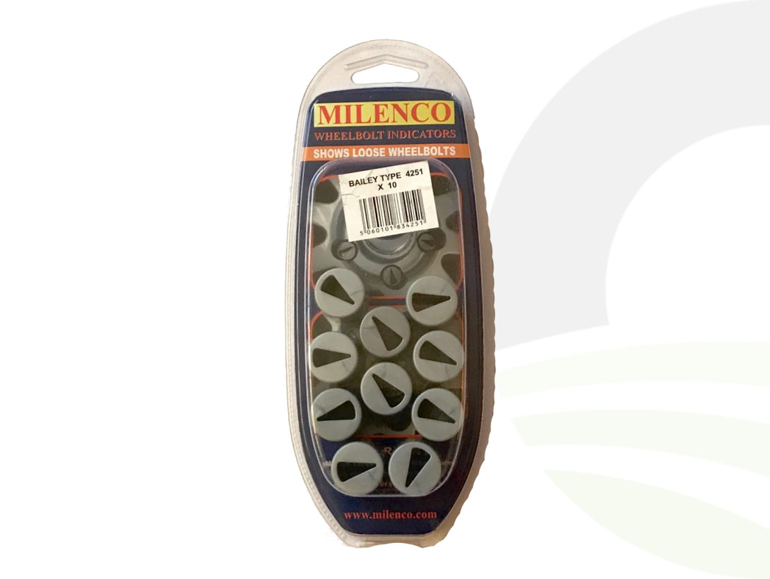 Milenco Wheelbolt Indicators 19mm