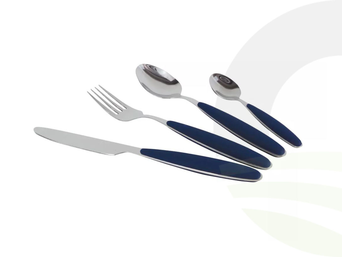 Gimex Cutlery Navy Blue 16pcs (Colour: Navy)