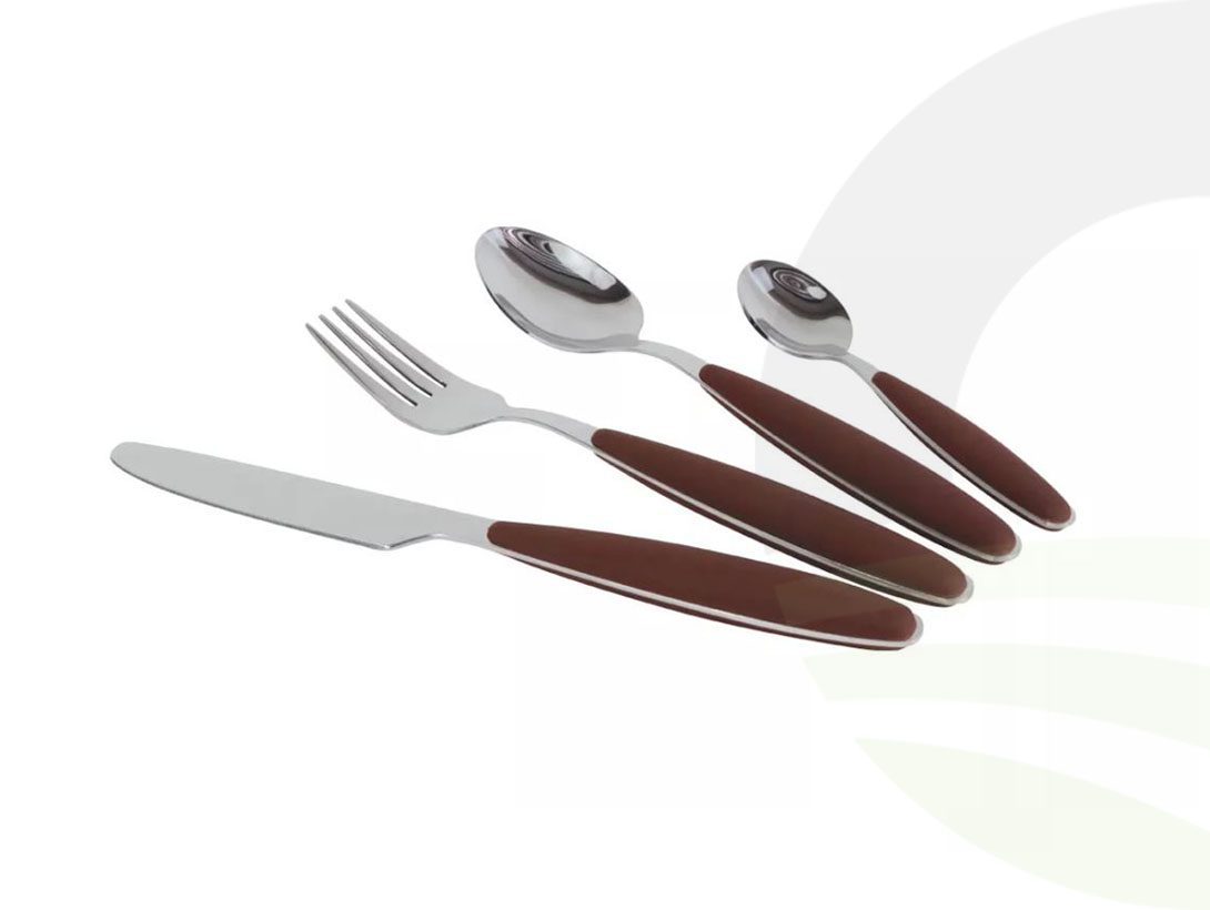 Gimex Cutlery Brown 16pcs (Colour: Brown)