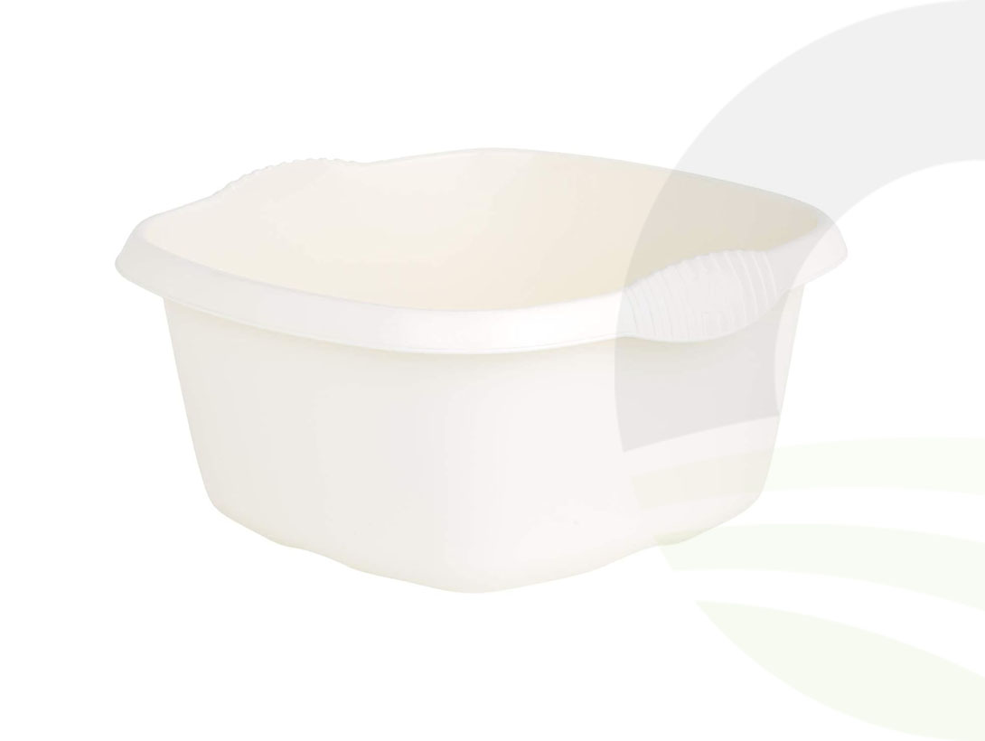 Soft Square Bowl 32cm Cream (Colour: Cream)