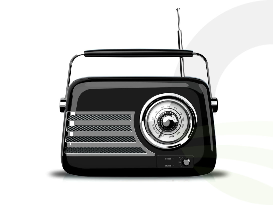 Retro Radio - Black