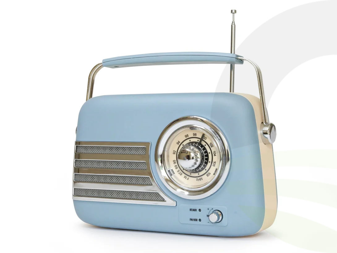 Retro Radio - Blue