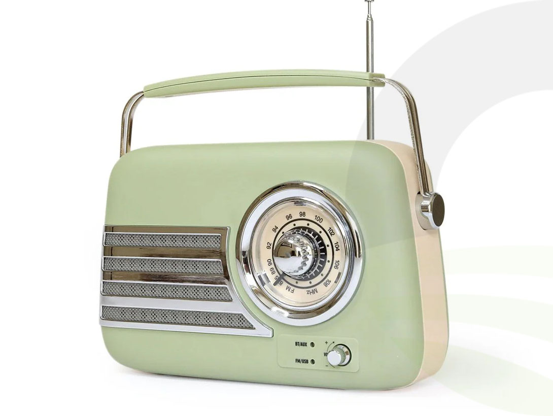 Retro Radio - Green
