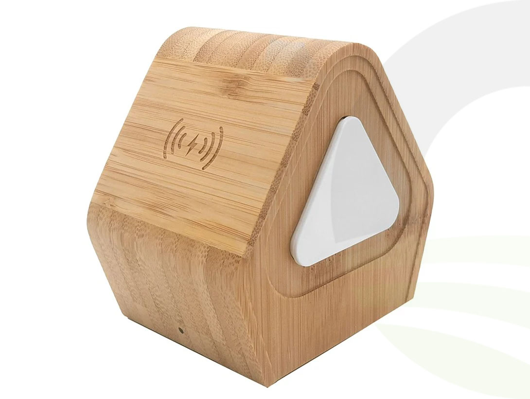 3 In 1 Bamboo Wireless Charging Station