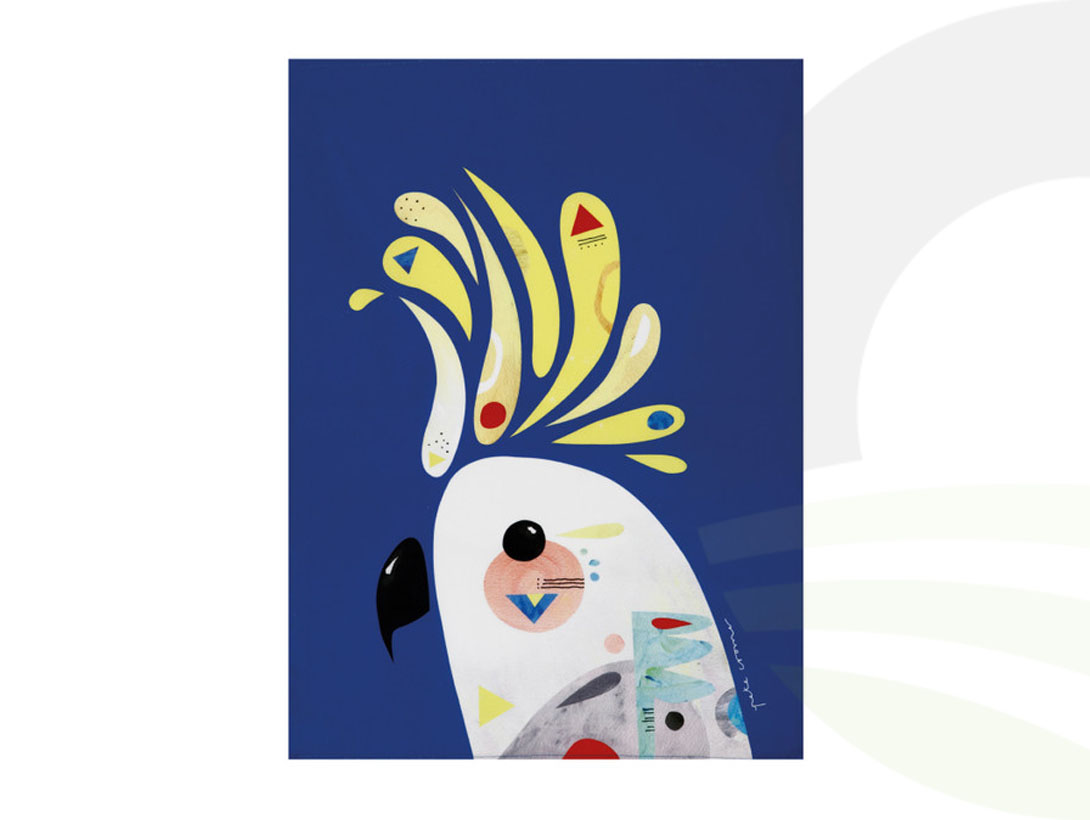 Pete Cromer Cockatoo Tea Towel