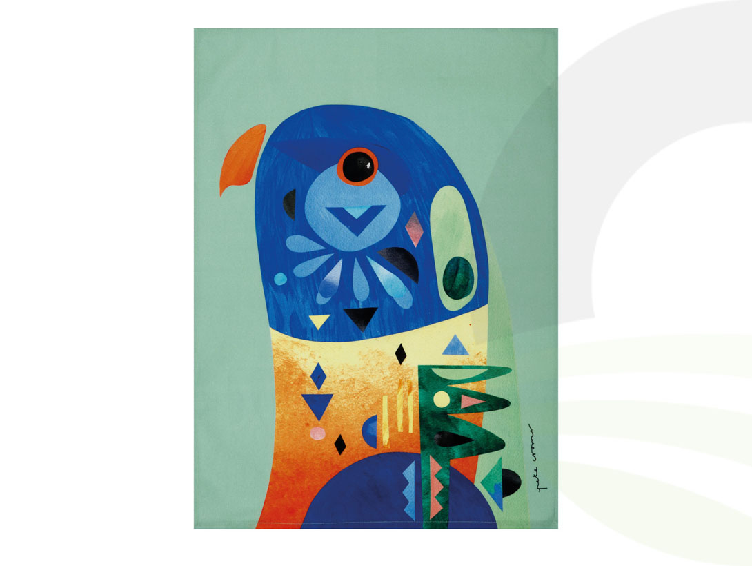 Pete Cromer Lorikeet Tea Towel 