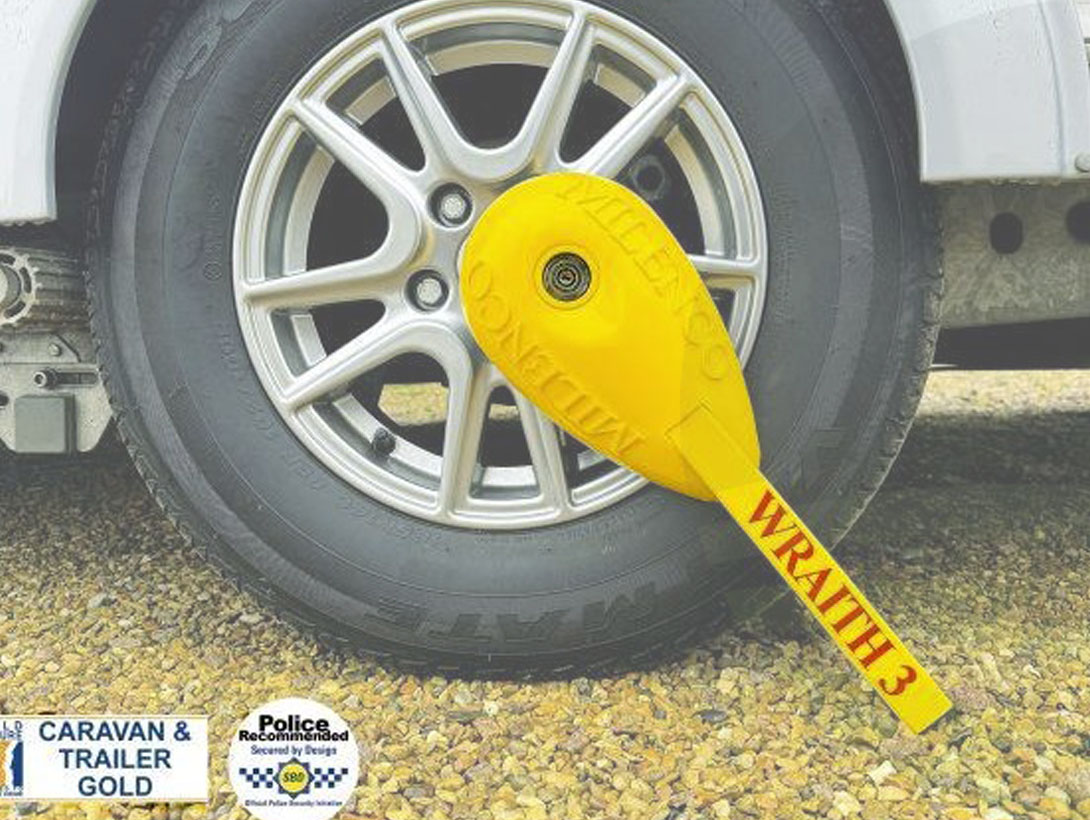 Milenco Wraith 3 Caravan Wheel Lock