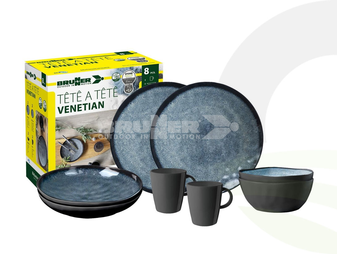 Brunner Set Tête-à-tête Venetian 8 Pcs