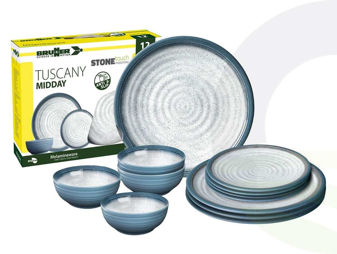 Brunner Midday Tuscany 12 Piece Dinner Set