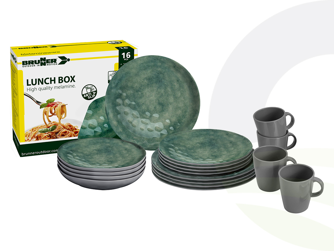Brunner Lunch Box Venetian Sea Green 8pcs