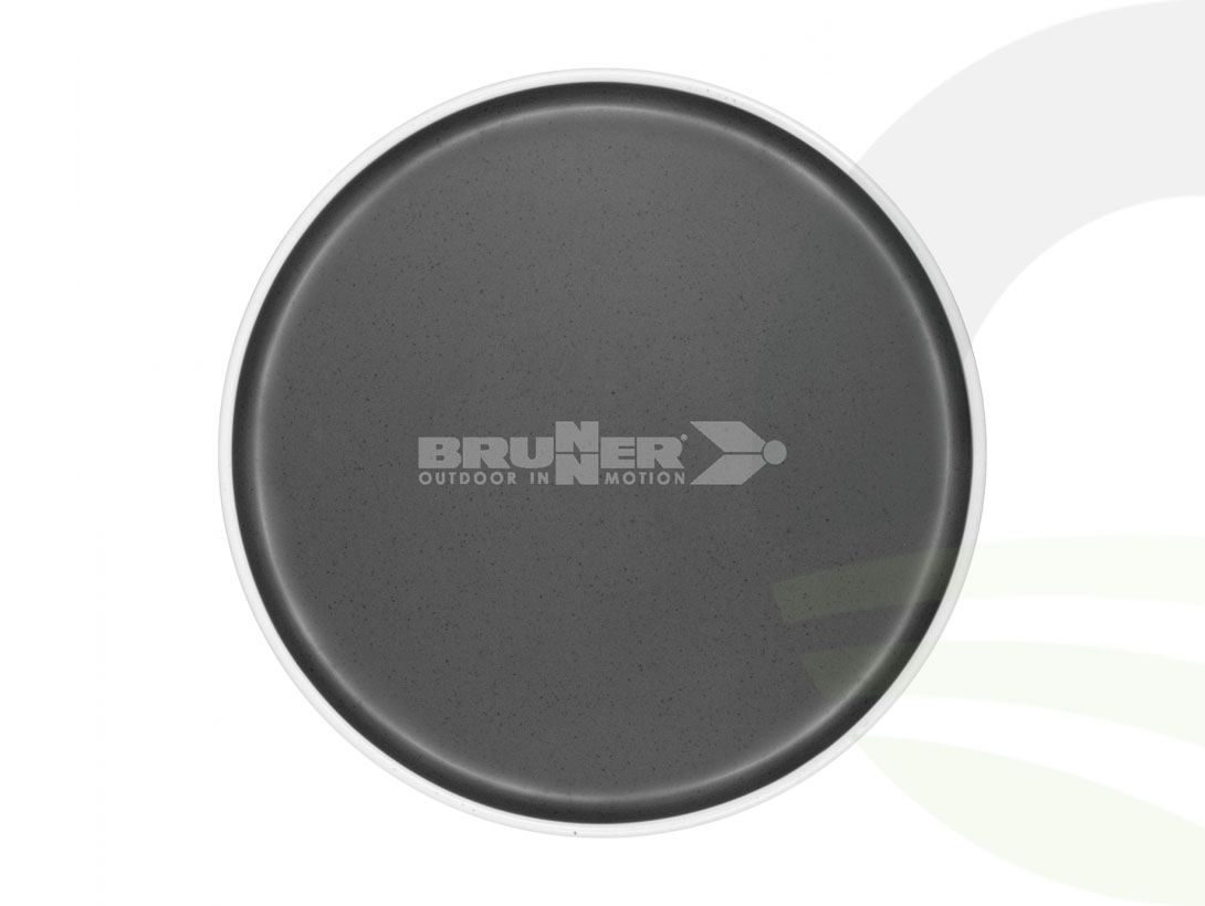 Brunner Dolomit Side Plate Grey 20cm