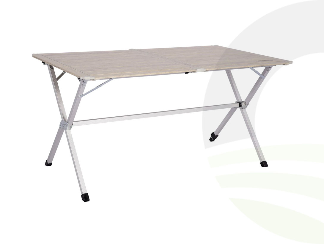 Quest Elite Derwent Slatted Table In Light Wood