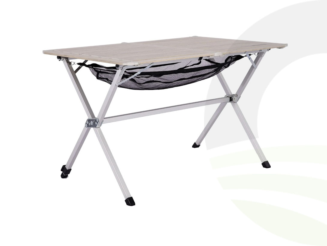 Quest Elite Neagh Slatted Light Wood Table