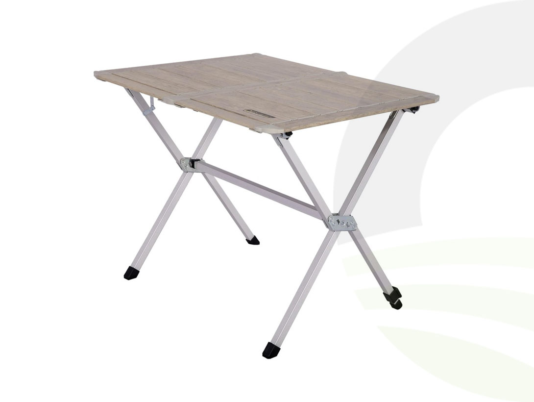 Quest Elite Lomond Slatted Light Wood Table
