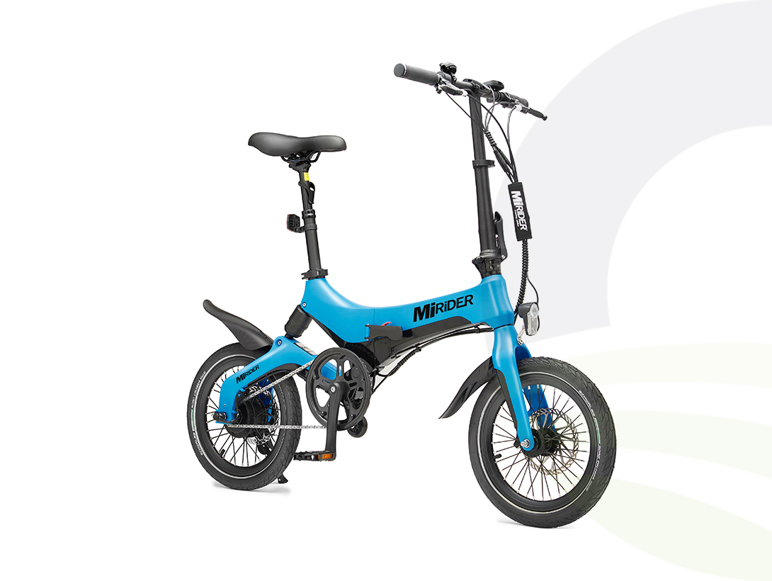 MiRider 16 Folding EBike Azure Blue