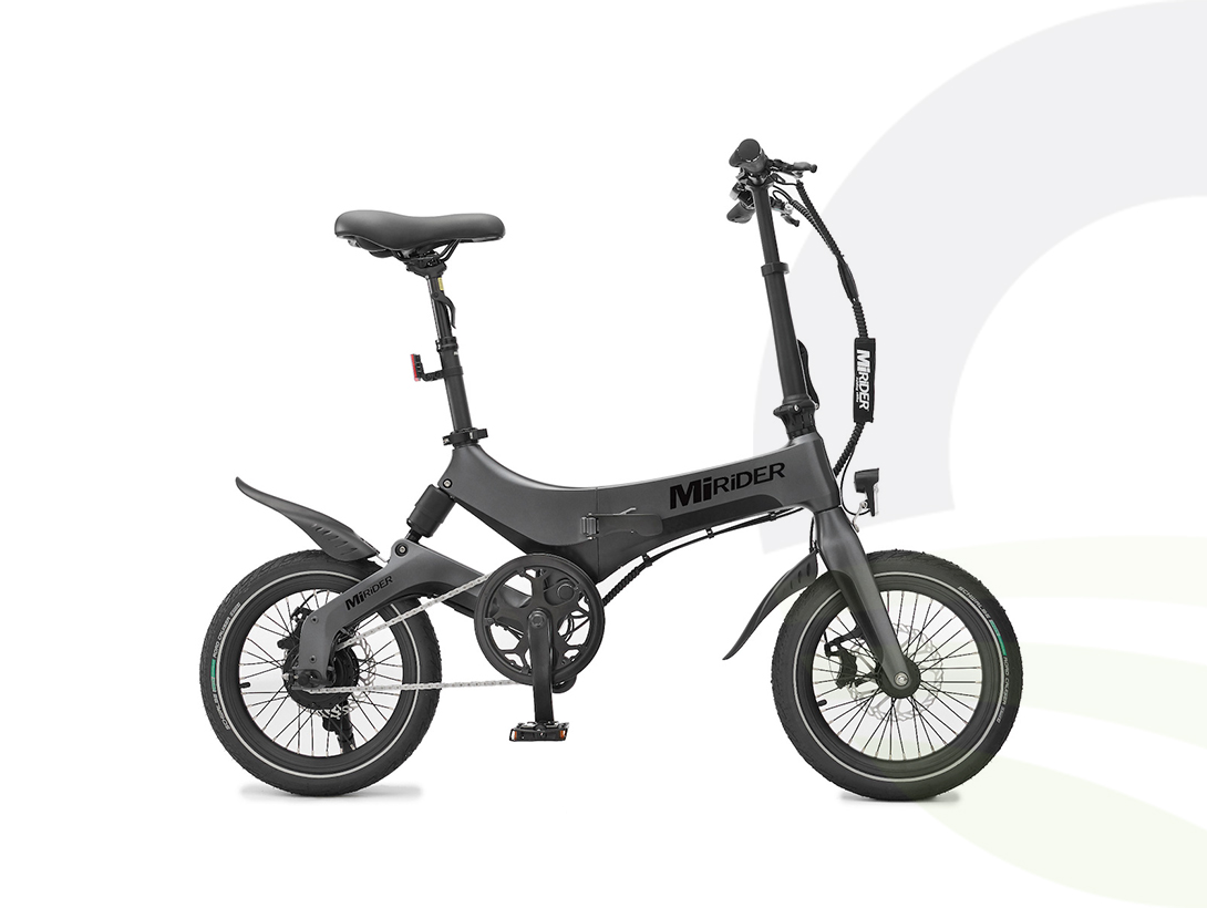 MiRider 16 Folding EBike Onyx Grey