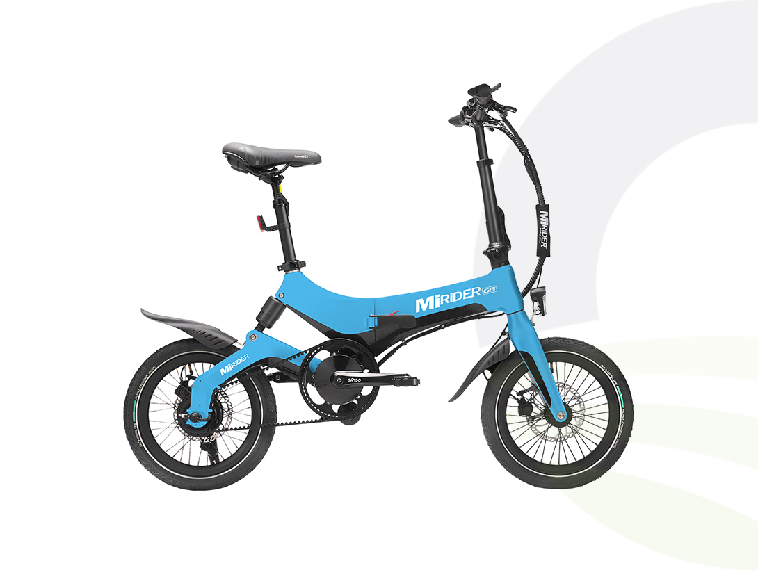 MiRider 16 GB3 Folding EBike Azure Blue