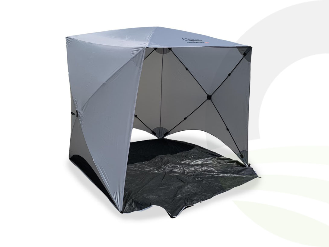 Quest Screen House 4 Mini Pop Up Gazebo - Grey