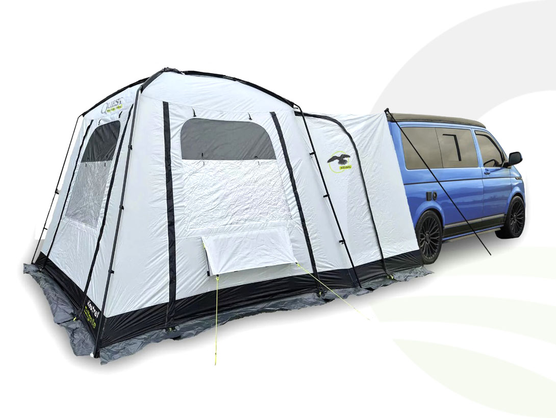 Quest Kestral Poled Driveaway Tailgate Awning