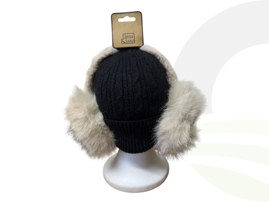 Jess & Lou Beige Earmuffs