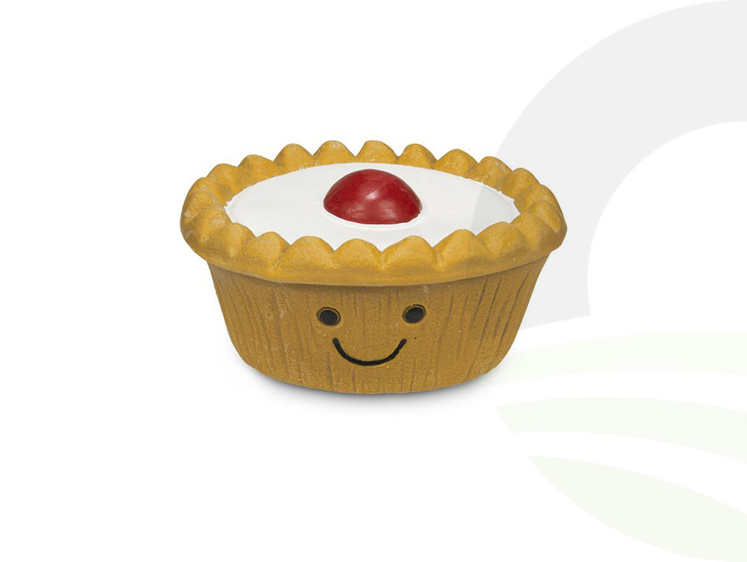 Petface Cherry Bakewell Latex Dog Toy