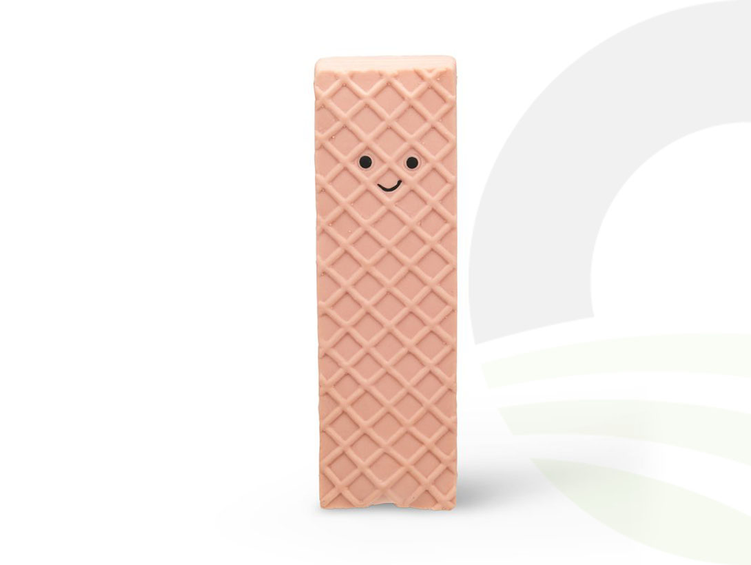 Petface Pink Wafer Latex Dog Toy