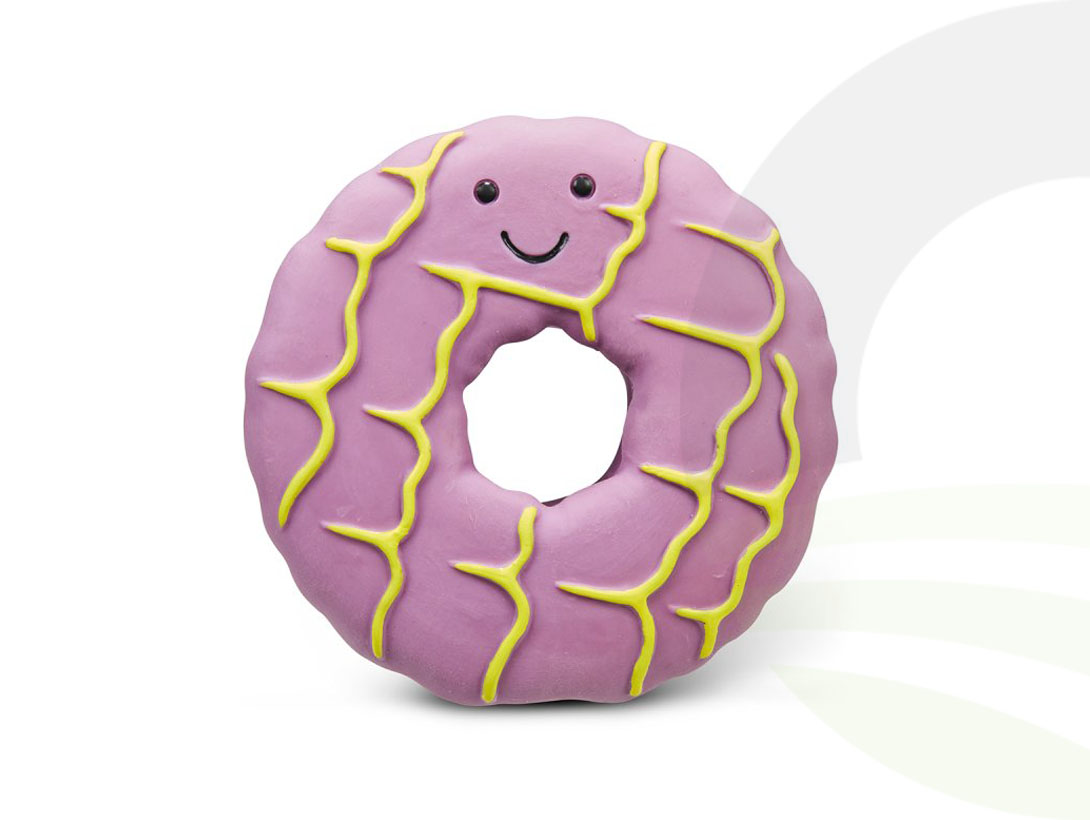 Petface Iced Ring Biscuit Latex Dog Toy