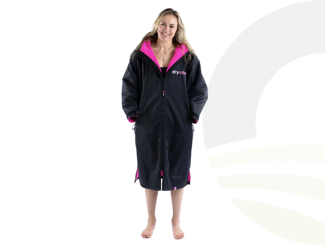 DryRobe Advance Longsleeve V3 Black Pink Medium (Size: Medium (173-182cm))