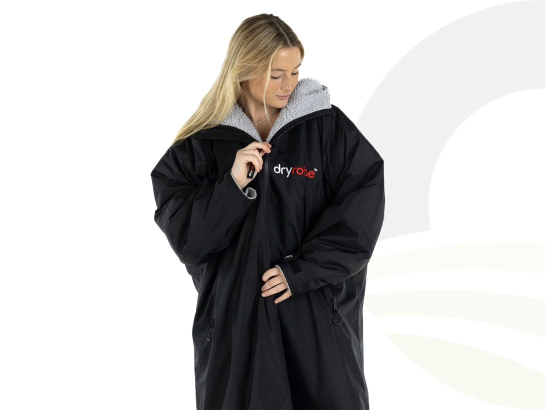 DryRobe Advance Longsleeve V3 Black Grey Large (Size: Large (183-192cm))
