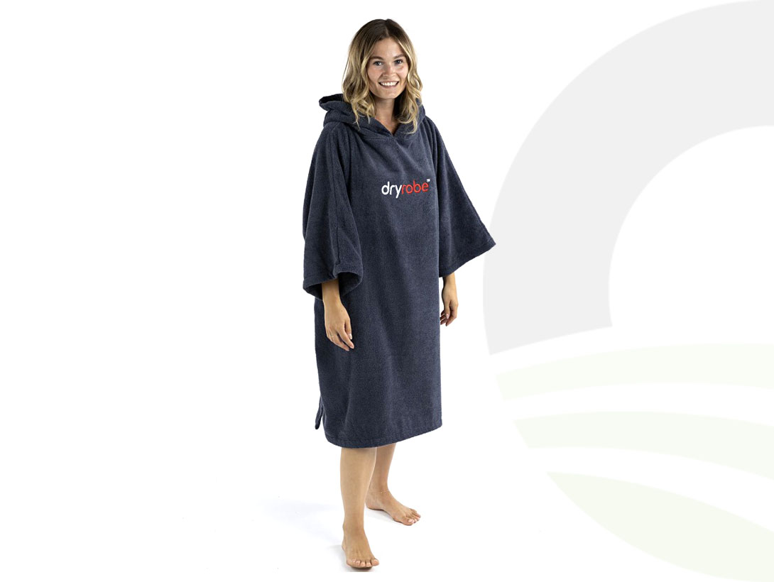 Cotton Towel V3 Navy Blue Large (Size: Large)