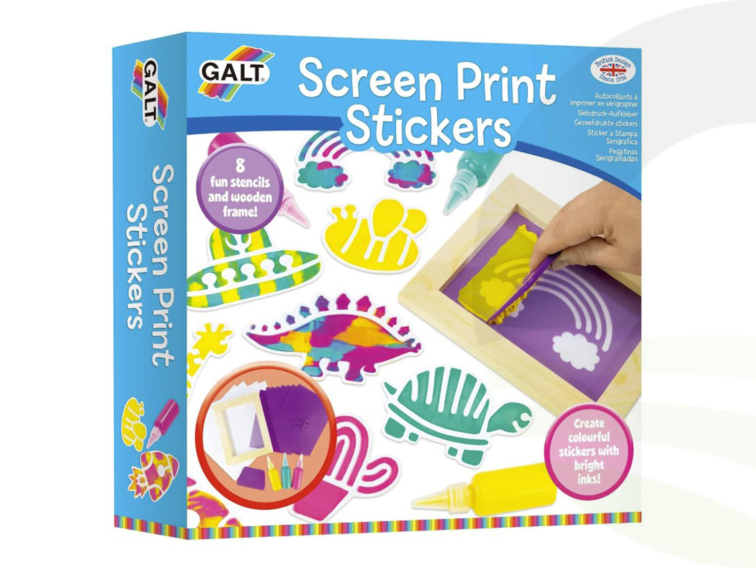 Screen Print Stickers