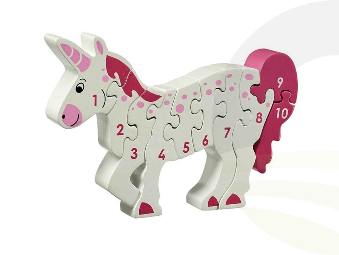 Unicorn 1-10 Jigsaw