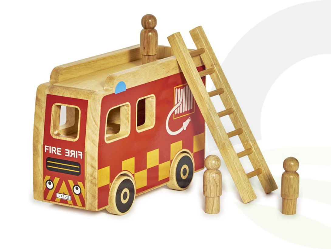 Natural Fire Engine + 3 People