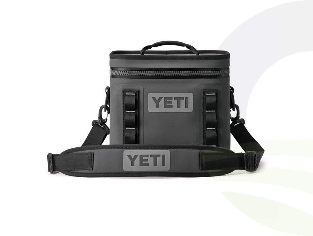 YETI Hopper Flip 8 Charcoal Soft Cooler (Colour: Charcoal)