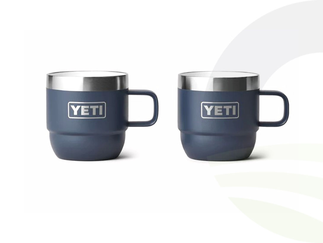YETI Espresso 6oz Navy Mug 2 Pack (Colour: Navy)