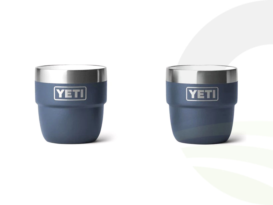 YETI Espresso 4oz Cup Navy 2 Pack (Colour: Navy)