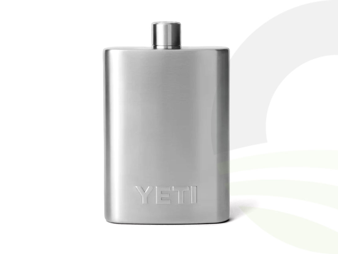 YETI Rambler Flask Stainless Steel (Colour: Stainless Steel)