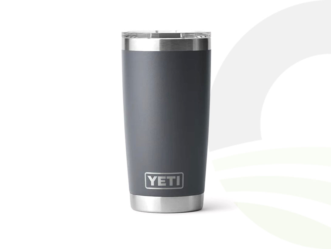 YETI Rambler 20oz Charcoal Tumbler (Colour: Charcoal)