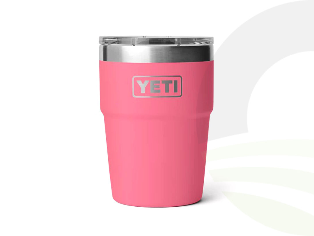 YETI 16oz Tropical Pink Stackable Cup V2 (Colour: Pink)