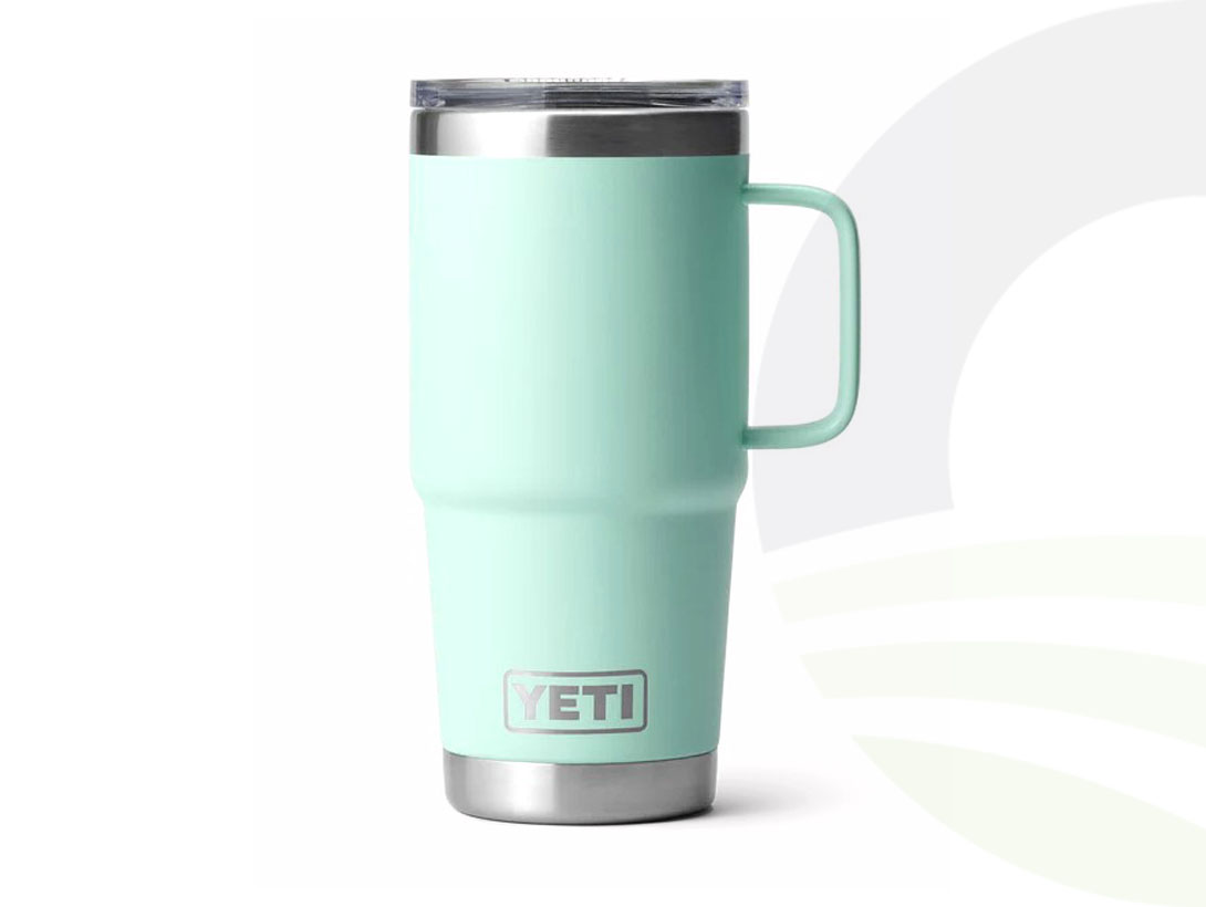 YETI Rambler 20oz Seafoam Travel Mug (Colour: Seafoam)