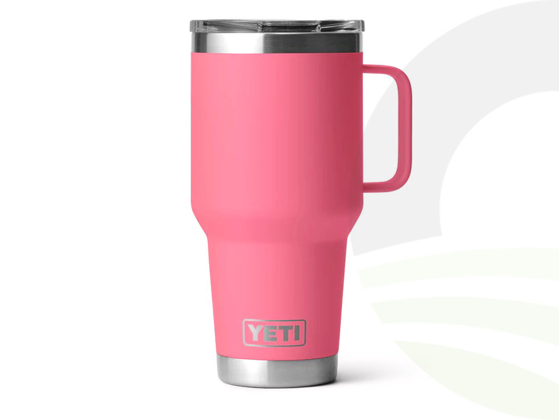 YETI Rambler 30oz Tropical Pink Travel Mug (Colour: Pink)
