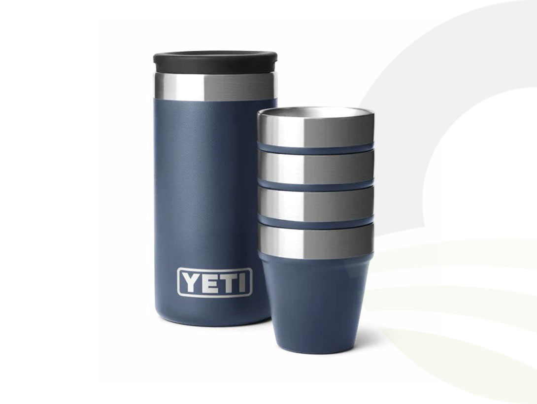 Yeti Rambler Navy Shot Glasses 4pk